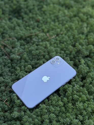 кнопочный телефон новый: IPhone 11, Колдонулган, 128 ГБ, Deep Purple, Заряддоочу түзүлүш, Каптама, Куту, 73 %