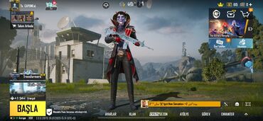 Bu, "PUBG Mobile" video oyununda istifadəçinin oyun hesabıdır. Hesabda