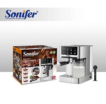 Mətbəx texnikası: Qəhvə maşını Sonifer, Avtomat, Süd qabı ilə, Yeni — 1