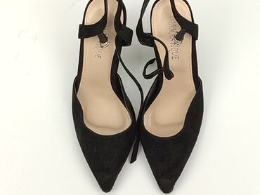 zamszowa spódnice czarne: Flat shoes for women, 39, condition - Good