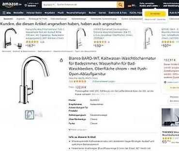 Slavine: Moderan jednoručni lavabo-mixer, visokog luka (G‑oblika), hrom završna — 12