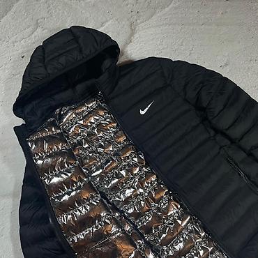 флис найк: Мужская куртка, Все размеры, Nike, Новый, цвет - Черный, Самовывоз — 3