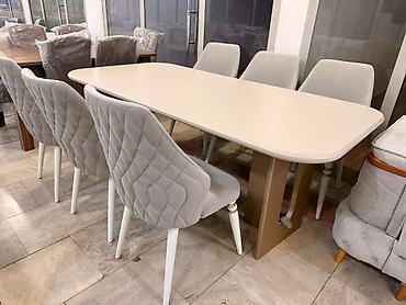 malayziya mebel: Qonaq otağı üçün, Yeni, Açılmayan, Dördbucaq masa, 6 stul — 1
