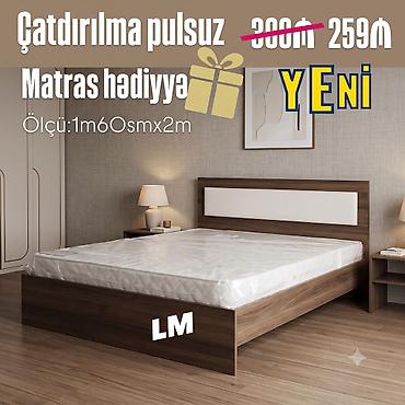 taxt dosəyi: Yeni, İkinəfərlik çarpayı, Matras ilə — 2