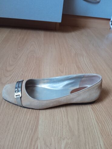 srebrna haljina i cipele: Baletanke, Calvin Klein, 38