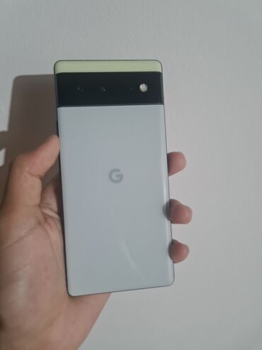продать бу телефон: Google Pixel 6, Б/у, 128 ГБ, цвет - Белый, 1 SIM