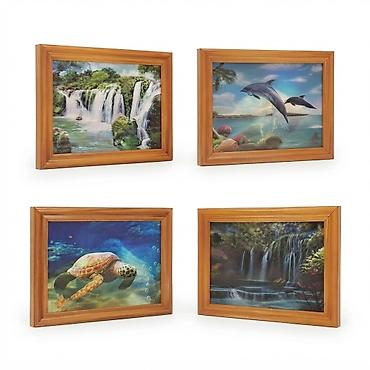 Картина 3D с эффектом глубины (природа и морские животные) Картины at lalafo.kg Картина 3D с эффектом глубины (природа и морские животные) Картины