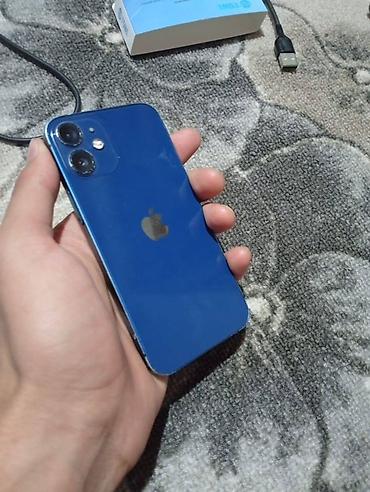 samsung 30s: IPhone 12 mini, Б/у, 64 ГБ, Синий, 82 % — 1