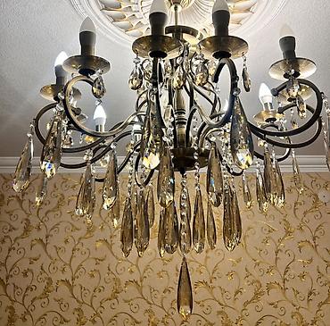 bezek: Çılçıraq, 8 lampa, Metal — 2