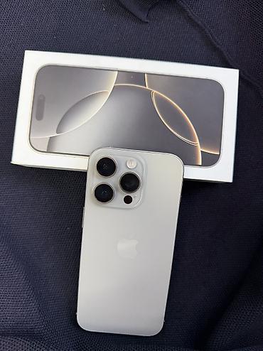 iphone 10 pro: IPhone 16 Pro, Б/у, 128 ГБ, Зарядное устройство, Защитное стекло, Чехол, 89 % — 3