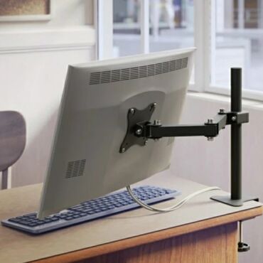 Monitorlar: İkili qoşa monitor asmaq üçün stolüstü hərəkətli korşteyn.17-30 LED — 16