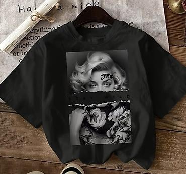Новая женская футболка с принтом всего за 350 сом