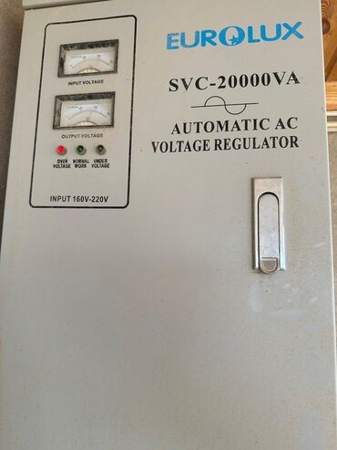 Generatorlar: Eurolux markasının SVC-20000VA model avtomatik AC gərginlik