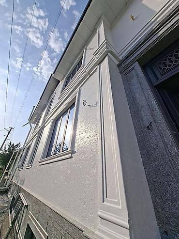 Фасадные работы: Декоративная фасадная отделка “Короед” + архитектурный декор - — 8