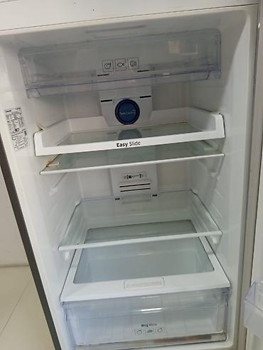 Soyuducular: İşlənmiş 2 qapılı Samsung Soyuducu Satılır, rəng - Boz, Təkərli — 4