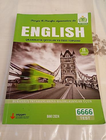 Testlər: Məhsul: “English – Qrammatik Qeydlər və Test Toplusu (II hissə)” — 1
