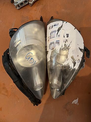 салон фит: Комплект передних фар Honda 2004 г., Б/у, Оригинал, Япония — 2