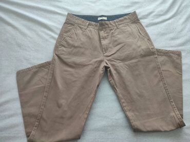 pantalone i prsluk: Pantalone, Koton, Čino, bоја - Braon