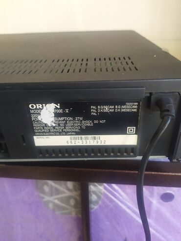 powerluxe tv: ORION N700E-∇ VHS HQ video kaset yazıcı/oxuducu Xüsusiyyətlər: - VHS