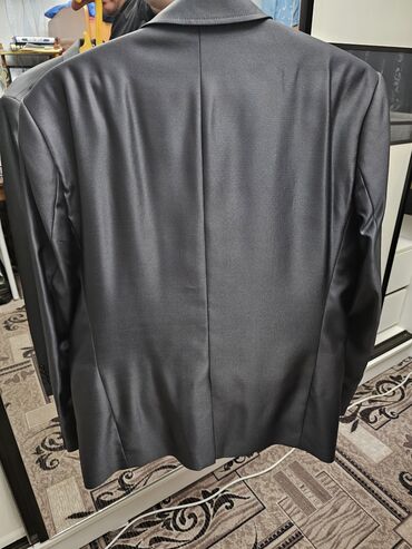 мужские классические костюмы больших размеров: Костюм 6XL (EU 52), цвет - Серый