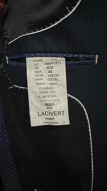 оверсайз одежды: Продаю мужской классический костюм LACIVERT Elegant (Made in Turkey) — 2