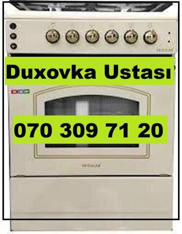 konveksiyon soba: Duxovka Elektrik, Quraşdırılan