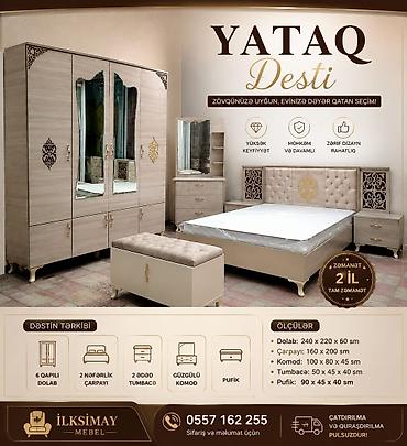pufiki: İkinəfərlik çarpayı, Dolab, Yeni — 2