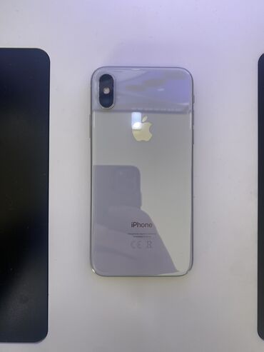 ayfon 7 s: IPhone X, 64 GB, Ağ, Face ID