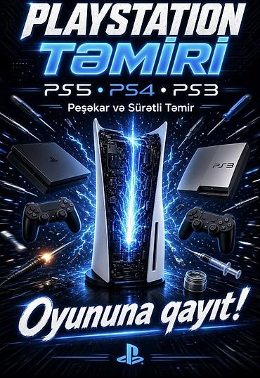 Təmir Sony Playstation, Diaqnostika, Zəmanətlə lalafo.az -da Təmir Sony Playstation, Diaqnostika, Zəmanətlə