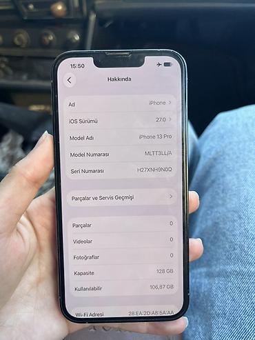 IPhone 13 Pro, 128 GB, Gümüşü, Qırıq lalafo.az -da IPhone 13 Pro, 128 GB, Gümüşü, Qırıq