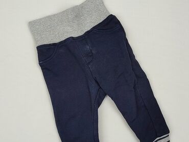 spodnie dla chlopca: Sweatpants, Lupilu, 9-12 months, condition - Good