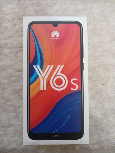 huawei 10 fhd: Huawei Y6s, Колдонулган, 64 ГБ, түсү - Көк, 2 SIM