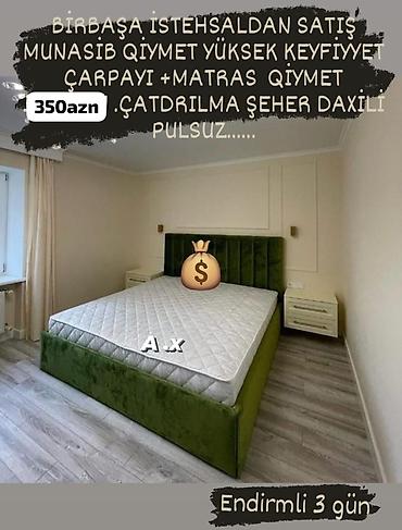 matras ucuz: Yeni, İkinəfərlik çarpayı, Matras ilə — 1