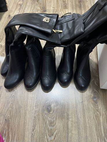 ботинки женские новые: Сапоги, 40, цвет - Черный, & Other Stories
