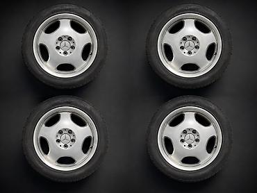 колонки 16: Комплект из 4 колес Mercedes-Benz: оригинальные литые диски и шины — 1