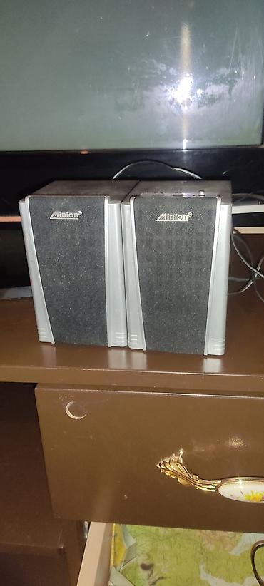 komputerlər stolustu: Minton stereo kompüter akustikası (2 ədəd kolonka) - Brend: Minton - — 1