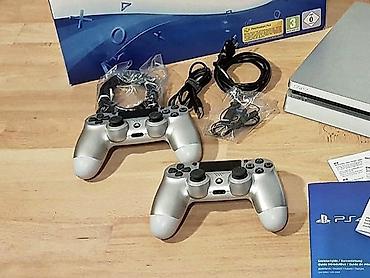 Video oyunlar üçün aksesuarlar: PS4 slim silver qutudan çıxan original pultdu İşlənməyib ideal — 4