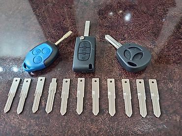 ремонт авто: Avtomobil açar korpusları və boş bıçaqlar seti - 3 fərqli tip uzaqdan — 1