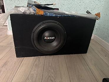 Автомобильная акустика: Сабвуфер Avatar в корпусе + усилитель Deaf Bonce Apocalpse AAP-1800.1D — 2