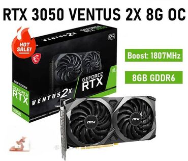 материнская плата asus: Видео карта, Колдонулган, MSI, GeForce RTX, 8 ГБ, ПК үчүн
