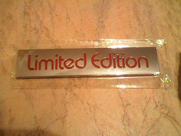 Tuning oprema: Samolepljiva metalna pločica - Limited Edition Namenjeno za vozila — 6