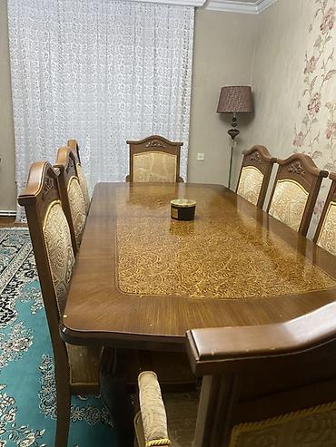 Klassik yemək otağı dəsti - Dəst tərkibi: iri ölçülü dikdörtəb forma