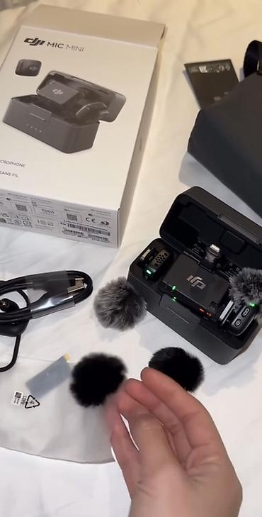 zoom h5: Новый DJI Mic Mini 2 — 2 микрофона полный комплект. компактная — 1