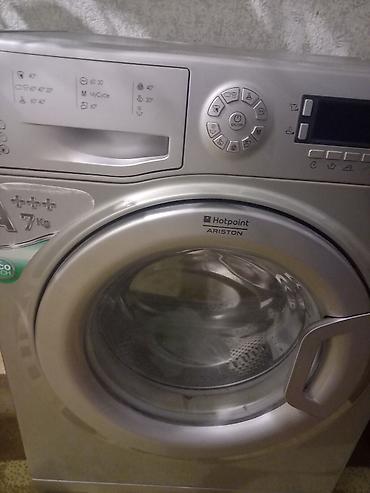 Paltaryuyan maşın Hotpoint Ariston, 7 kq, Təmirə ehtiyacı var, Avtomat, Qurutma var