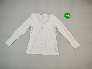 Bluza, M (EU 38), wzór - Jednolity kolor, kolor - Biały, Esmara