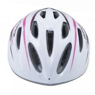 peda: KACIGA FORCE HAL BELO-CRNO-PINK, S/M | 19 rupa, sadrži beli i — 6