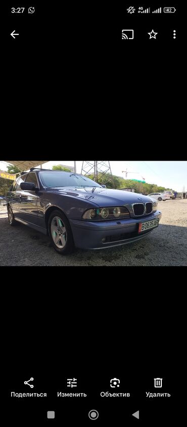 срочно в связи с переездом: BMW 5 series: 2002 г., 2.5 л, Механика, Бензин, Универсал