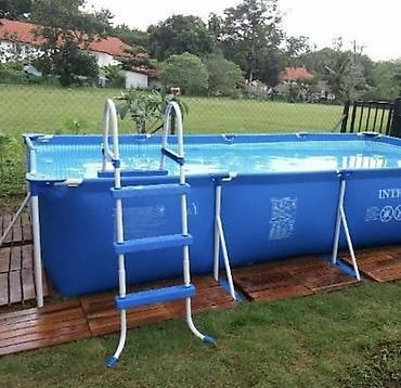 черные часы: Каркасные бассейны для дачи и двора - Intex Metal Frame 28200 - — 6