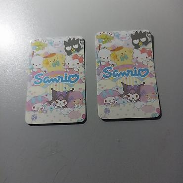 hello kitty oyuncaq: ORGİNAL SANRİO PC. İSTİFADƏ OLUNMAYIB. KART + HƏDİYYƏ🎁(STİCKERLƏR — 2