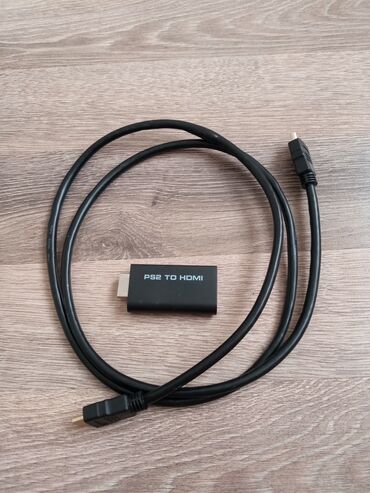 телевизор с интернетом: PS2 oyun konsolu üçün nəzərdə tutulmuş HDMI çevirici. Bu adapter köhnə